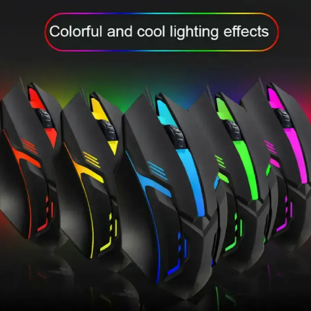 RGB Wired Gaming Mouse – 6 Color Modes
